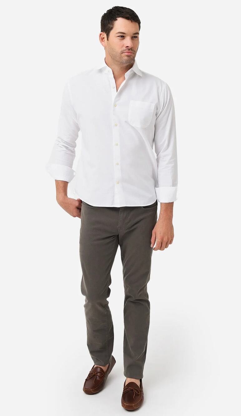Peter Millar Crown Sport Hadley Oxford Button Down White Medium